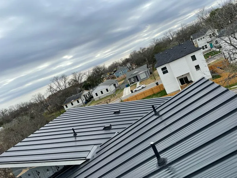 Standing seam metal roof panels with vents for Skylight Repair in Groveland